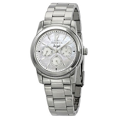 Invicta Angel Chronograph Silver Dial Ladies Watch 19216 19216 ...