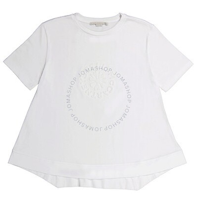 Moncler Total White Cotton Basic T-Shirt E10938086261-V8002-035 ...