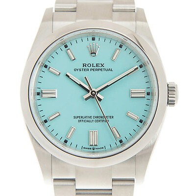 Rolex Oyster Perpetual Datejust 36 Pink Floral Dial Stainless Steel ...