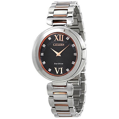 citizen two tone ladies watch