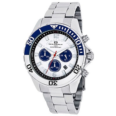 Hush Puppies Chronograph Silver White Dial Stainless Steel Men's Watch ...