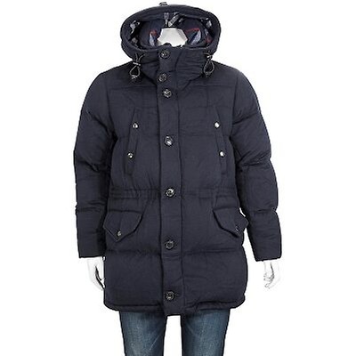 puffer burberry coat navy