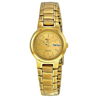 Seiko 5 Automatic White Dial Two-tone Ladies Watch SYMD90 SYMD90 ...