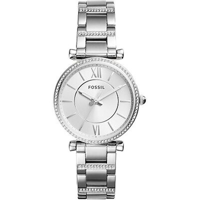 Fossil Glitz White Dial Stainless Steel Ladies Watch ES2362 ES2362 ...