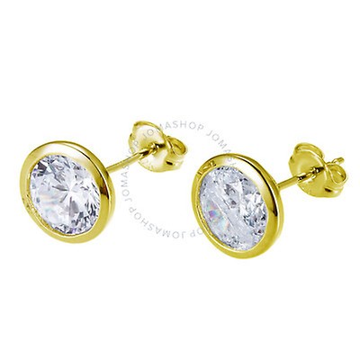 Pandora Round Sparkle Stud Earrings In Sterling Silver 296272CZ ...