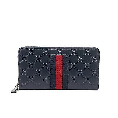 gucci mens wallet blue