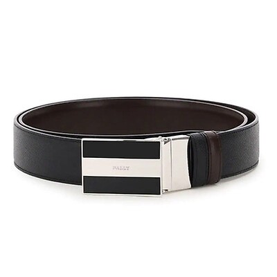 Bally Men's Black Shiff Reversible Leather Belt 6214997 - Apparel ...