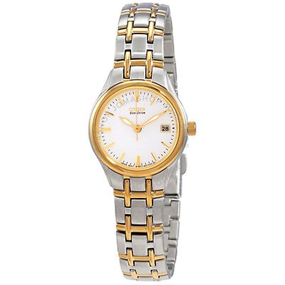 Citizen Silhouette Ladies Eco Drive Stainless Steel Watch EW1250-54A ...