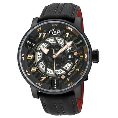 Gv2 By Gevril Triton Automatic Black Dial Men's Watch 3400 3400 ...