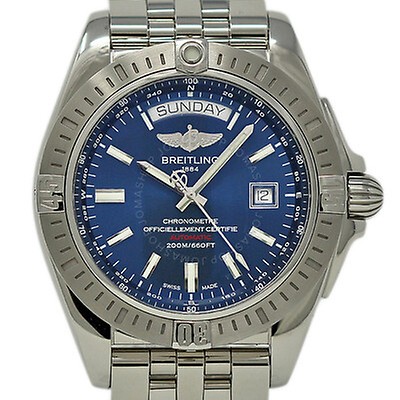Breitling Galactic 41 Silver Dial Men's Watch A49350L2-G699SS A49350L2 ...