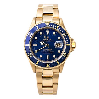 Rolex Pre-owned Rolex Submariner Blue Dial Stainless steel and 18K ...