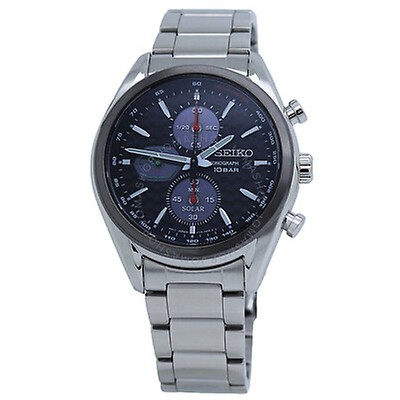 Seiko Chronograph Alarm Quartz Black Dial Men's Watch SPC255P1 SPC255P1 ...