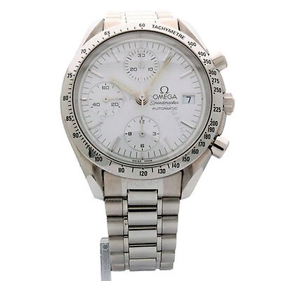 omega speedmaster automatic white dial
