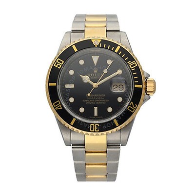 Rolex Pre-owned Rolex Submariner Black Dial 40mm Steel and 18kt Gold ...