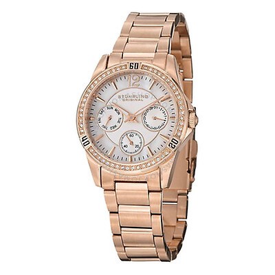 Guess White Dial Ladies Rose Gold Tone Watch W0557L2 W0557L2 ...