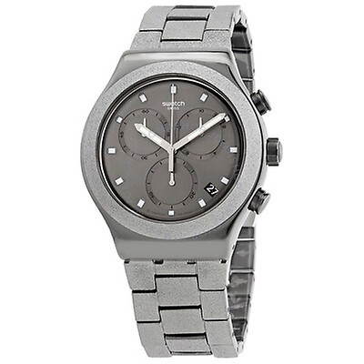 Swatch Chronograph White Dial White Silicone Rubber Unisex Watch ...