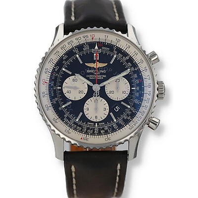 Breitling Montbrilliant Black Dial Automatic Men's Watch A4137012 