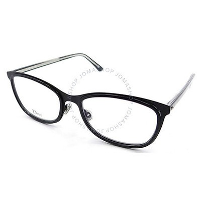 Dior Ladies Black Rectangular Eyeglass Frames Dioretoil2 03h2 50 18 Dioretoil2 03h2 50 18 Jomashop