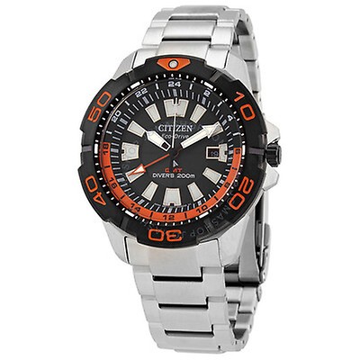 Citizen Eco Drive STX43 Black Dial Titanium Men's Watch BJ8075-58E ...