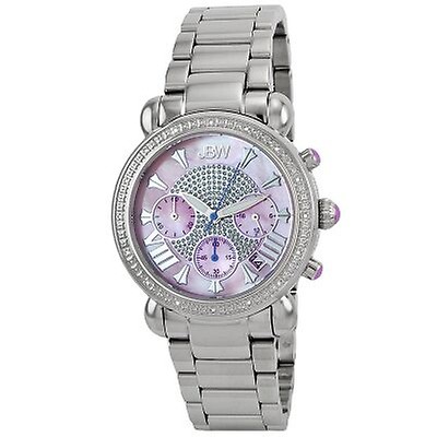 Michele Signature Deco Diamond Chronograph Mother of Pearl Ladies Watch ...