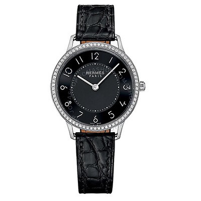 Hermes Slim D'Hermes Quartz Diamond Ladies Watch 044610WW00 044610WW00 ...