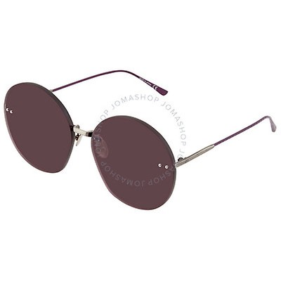 Dolce & Gabbana Ladies Gold Tone Round Sunglasses DG219813181363 
