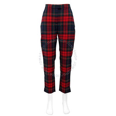 red tartan pants womens