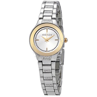 Anne Klein Crystal Mother of Pearl Dial Ladies Watch 3121MPTT 3121MPTT ...