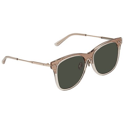 Bottega Veneta Brown Square Men's Sunglasses BV0244S 002 50 BV0244S 002 ...