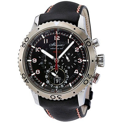 Breguet Type XX Aeronavale Automatic Chronograph Black Dial Brown ...