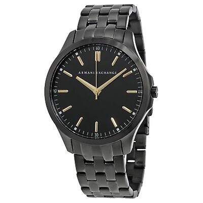 Armani Exchange Hampton Black Dial Black Ion-plated Men's Watch AX2104 ...