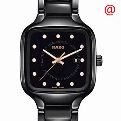 Rado True Black Pure Jubile Diamond Ceramic Men's Watch R27653722 ...