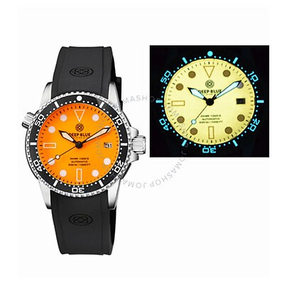 Deep Blue Daynight MIL T-100 Automatic Green Dial Unisex Watch ...