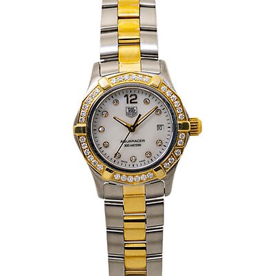 Tag Heuer Aquaracer Automatic Mother of Pearl Dial Ladies Watch WBD2311 ...
