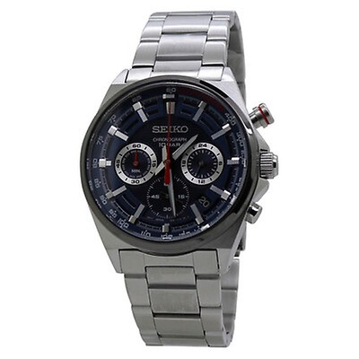 Seiko Sportura Chronograph Alarm Men's Watch Snae65 Snae65 029665155887 