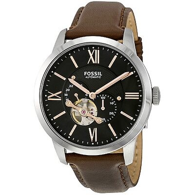 Fossil Grant Multi-Function Navy Dial Navy Leather Men's Watch FS4835 ...