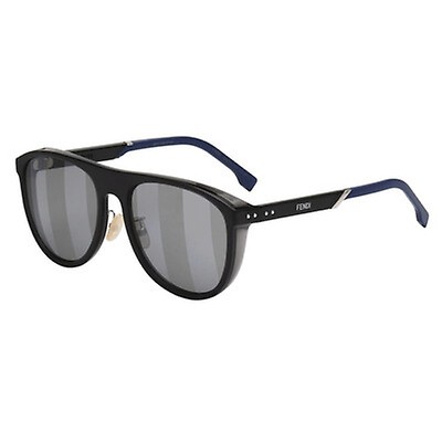 Fendi Grey Ivory Aviator Ladies Sunglasses FF 0155/S 0C1/UE 57 FF 0155 ...