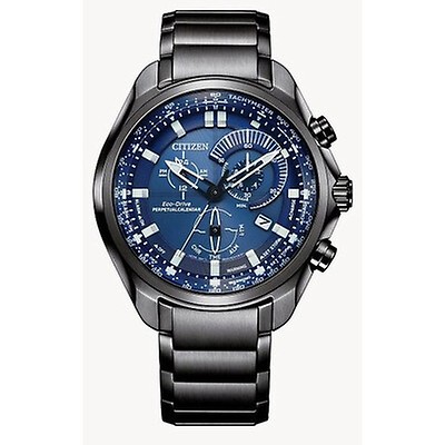 Citizen Chrono AT World Time Perpetual Calendar Black Dial Men's Watch ...