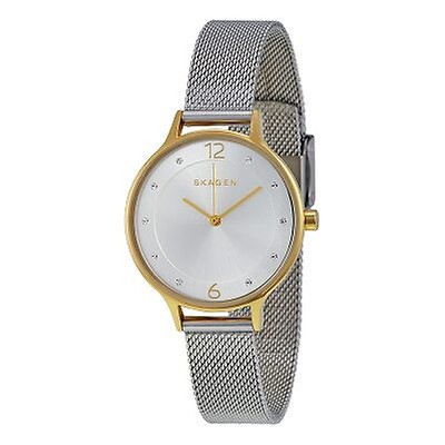 Skagen Classic Silver Dial Stainless Steel Mesh Ladies Watch 355SGSC ...