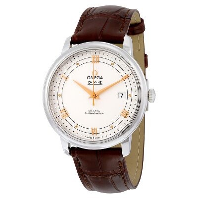 Omega De Ville Automatic Beige Dial Ladies Watch 424.23.33.20.09.001 ...