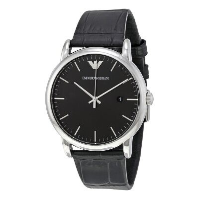 emporio armani luigi black watch