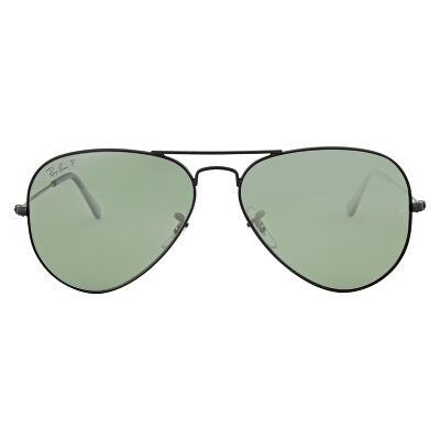 aviator arista polarized green eye 58mm sunglasses