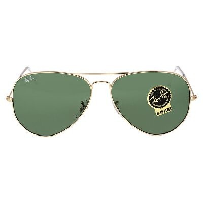 aviator arista polarized green eye 58mm sunglasses