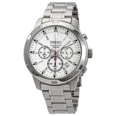 Seiko Chronograph Blue Dial Stainless Steel Men's Watch SSB091 SSB091 ...