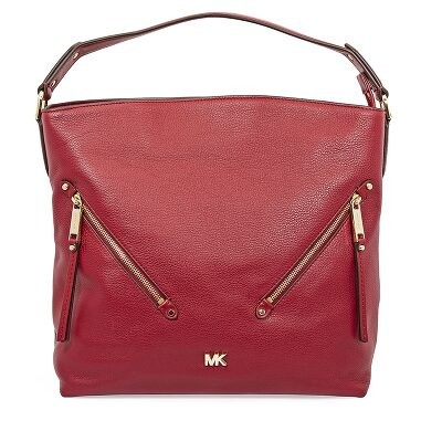 michael kors evie pebble leather shoulder bag