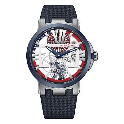 Ulysse Nardin Executive Skeleton Tourbillon Men S Limited Edition Hand Wound Watch 1713 139le Us 1713 139le Us Watches Ulysse Nardin Jomashop ulysse nardin