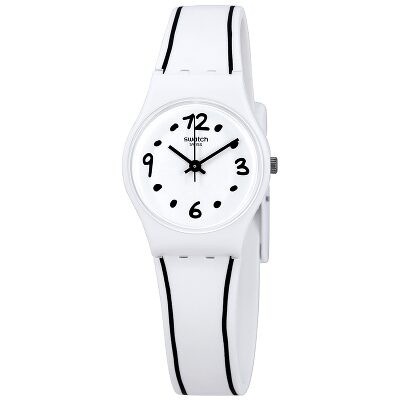 Swatch Happy Dots Transparent Dial White Silicone Ladies Watch SUUK108 ...