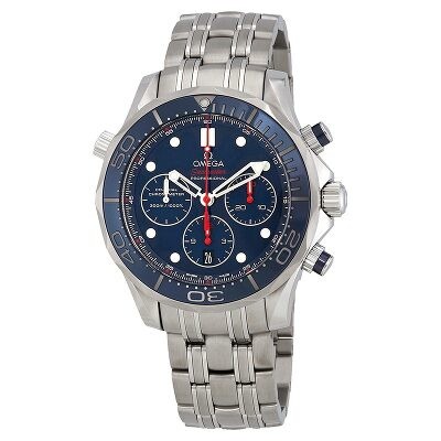 omega seamaster diver automatic chronograph men's watch