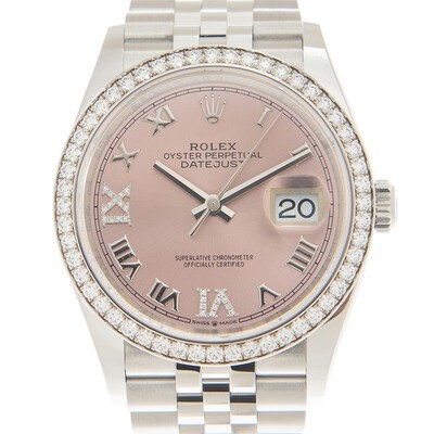 datejust 36 pink dial