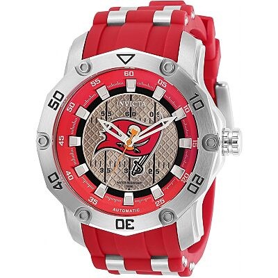 Invicta NFL Buffalo Bills Automatic Red Dial Men's Watch 32011 32011 ...